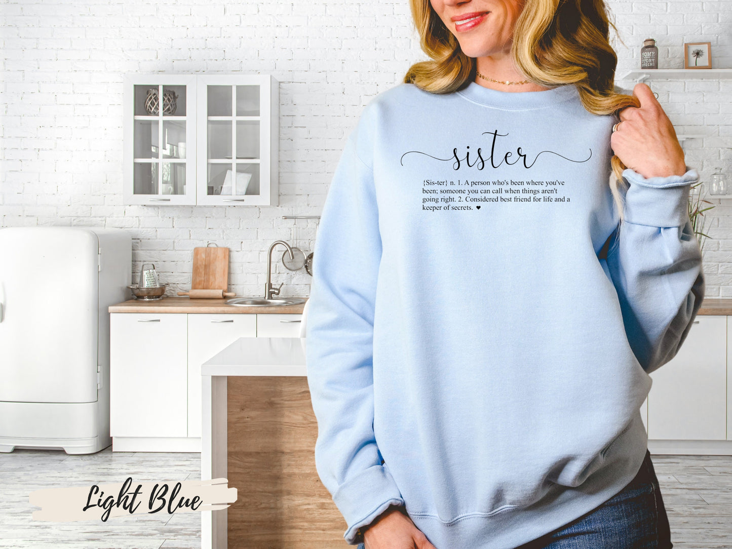 Gift for Sister from Sister, Sister Definition Sweatshirt, Best friend Sister Sweatshirt, Sister Gift,Birthday Gift for Sister