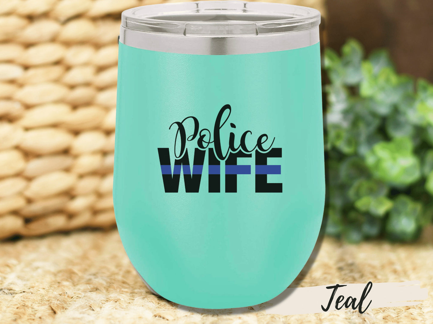 Police Wife Insulated Tumbler, Police Wife Gift, Police Wife Mug