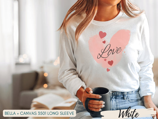 Heart Valentines Day Shirt for Women, Valentine's Day Tee Shirt, Valentine Gift, Love Shirt - Mardonyx T-Shirt