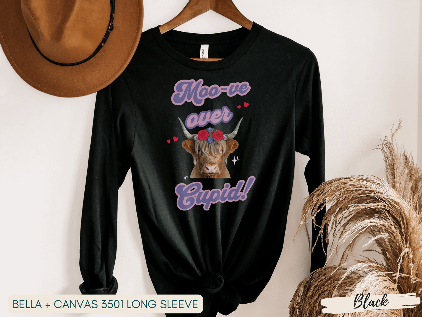 Highland Cow Valentine Shirt, Cow Lover Shirt, Funny Valentine Shirt, Cow Lover Gift, Valentine Day Gift, Cow Shirt