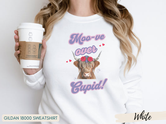 Highland Cow Valentine Shirt, Cow Lover Shirt, Funny Valentine Shirt, Cow Lover Gift, Valentine Day Gift, Cow Shirt