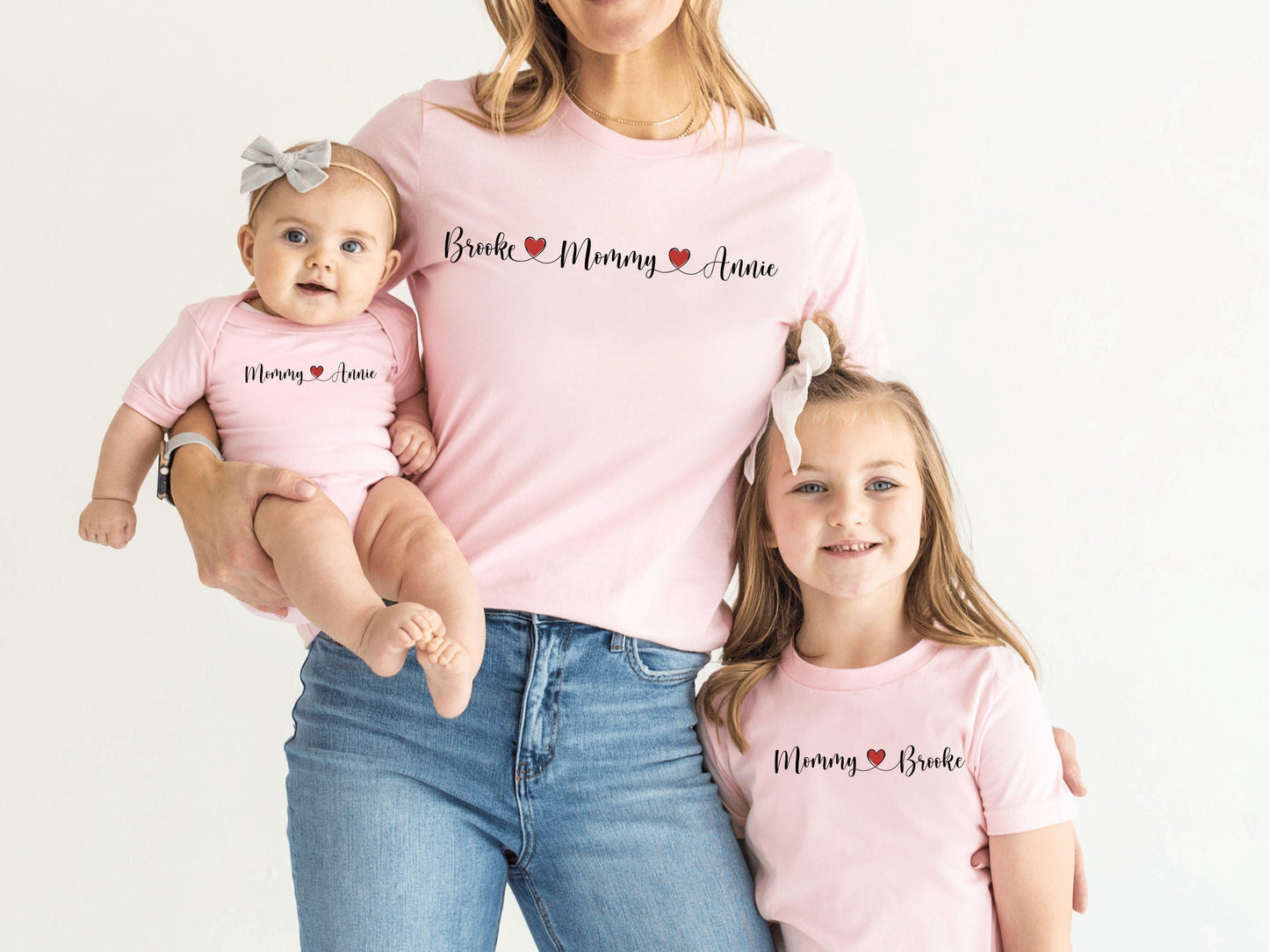 Personalized Mommy and Me Valentines Shirts, Mama and Mini Valentine Shirts, Valentines Day Gift Mom and Daughter, Mommy and Me Shirts