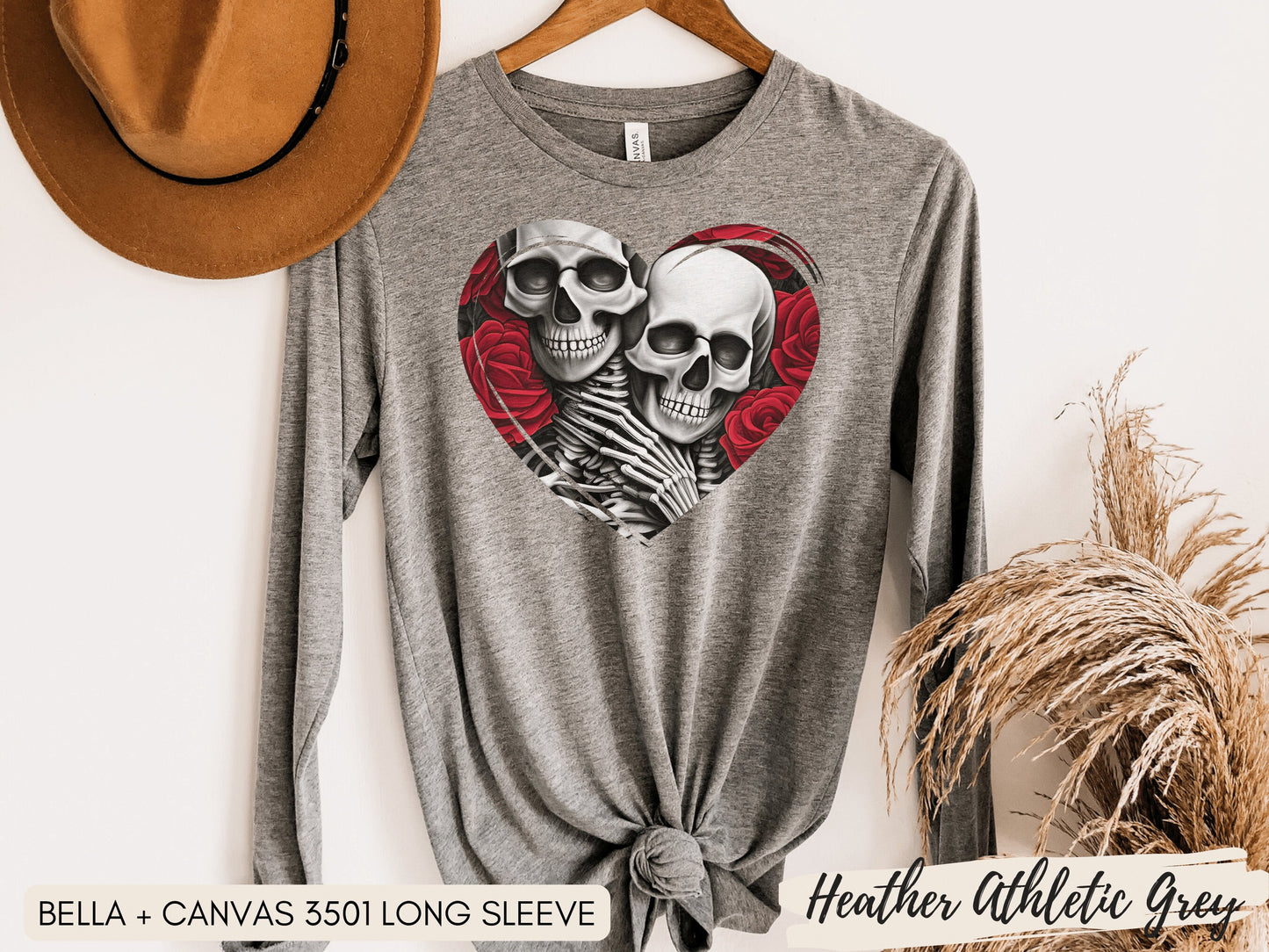 Skeleton Romance Shirt, Skeletons in Love Shirt, Valentine's Day, Love Shirt, Skeleton Shirt, Skeleton Couple, Skeleton Lovers, Romance Tee