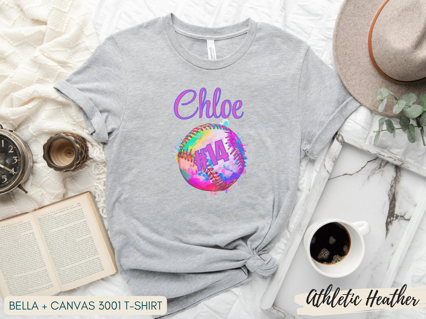 Personalized Softball Girl Shirt, Custom Softball Shirt, Personalized Softball Tee, Softball Mom Shirt