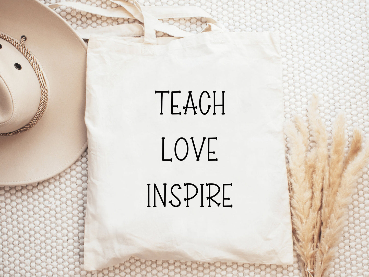 Teacher Tote Bag, Teach Love Inspire Teacher Tote Bag, Teacher Tote Bag for School