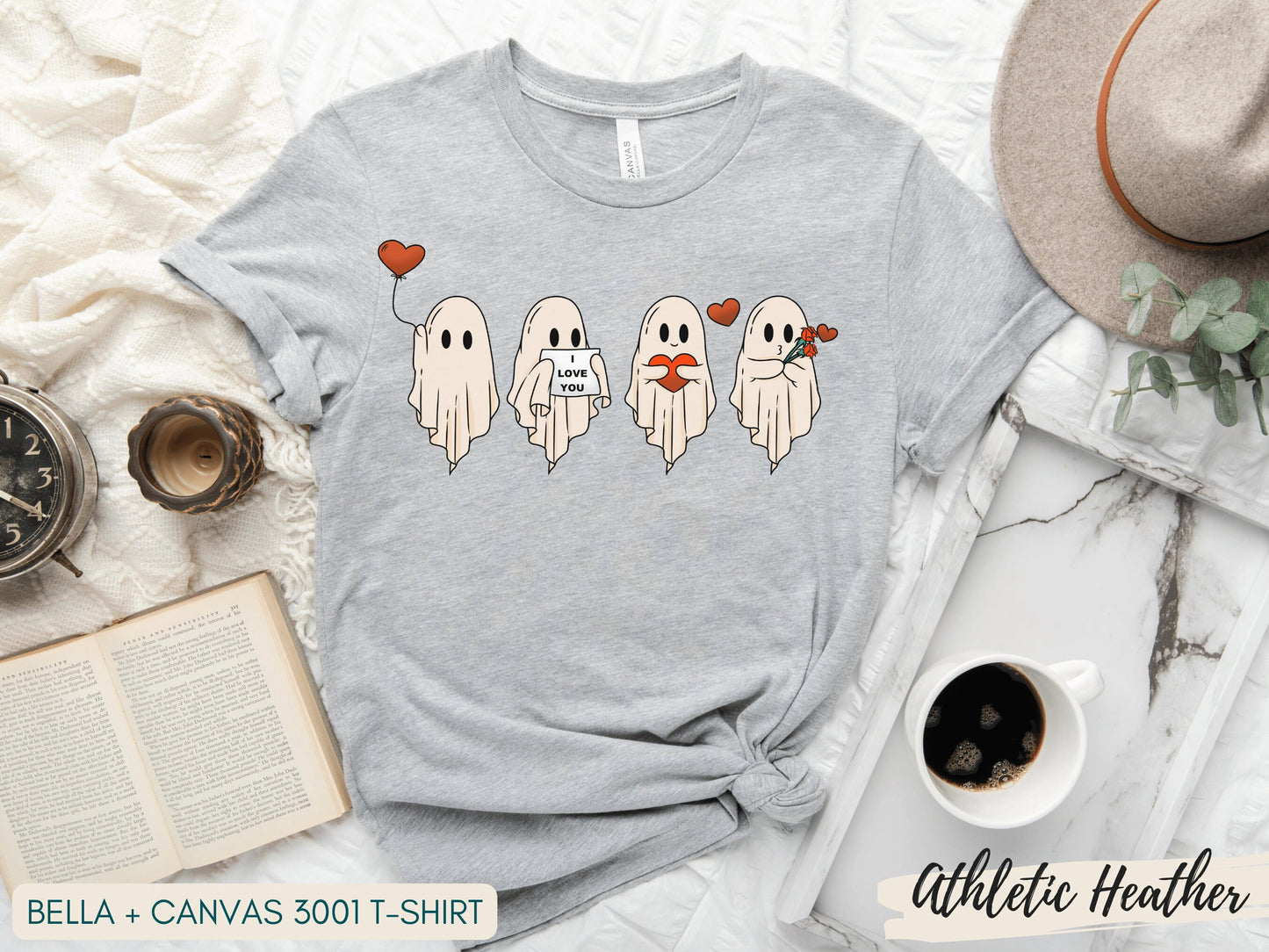 Ghost Valentine Sweatshirt, Spooky Valentine Sweatshirt, Cute Ghost Crewneck, Valentines Gift, Ghost Valentine, Pink Sweatshirt, Retro Ghost