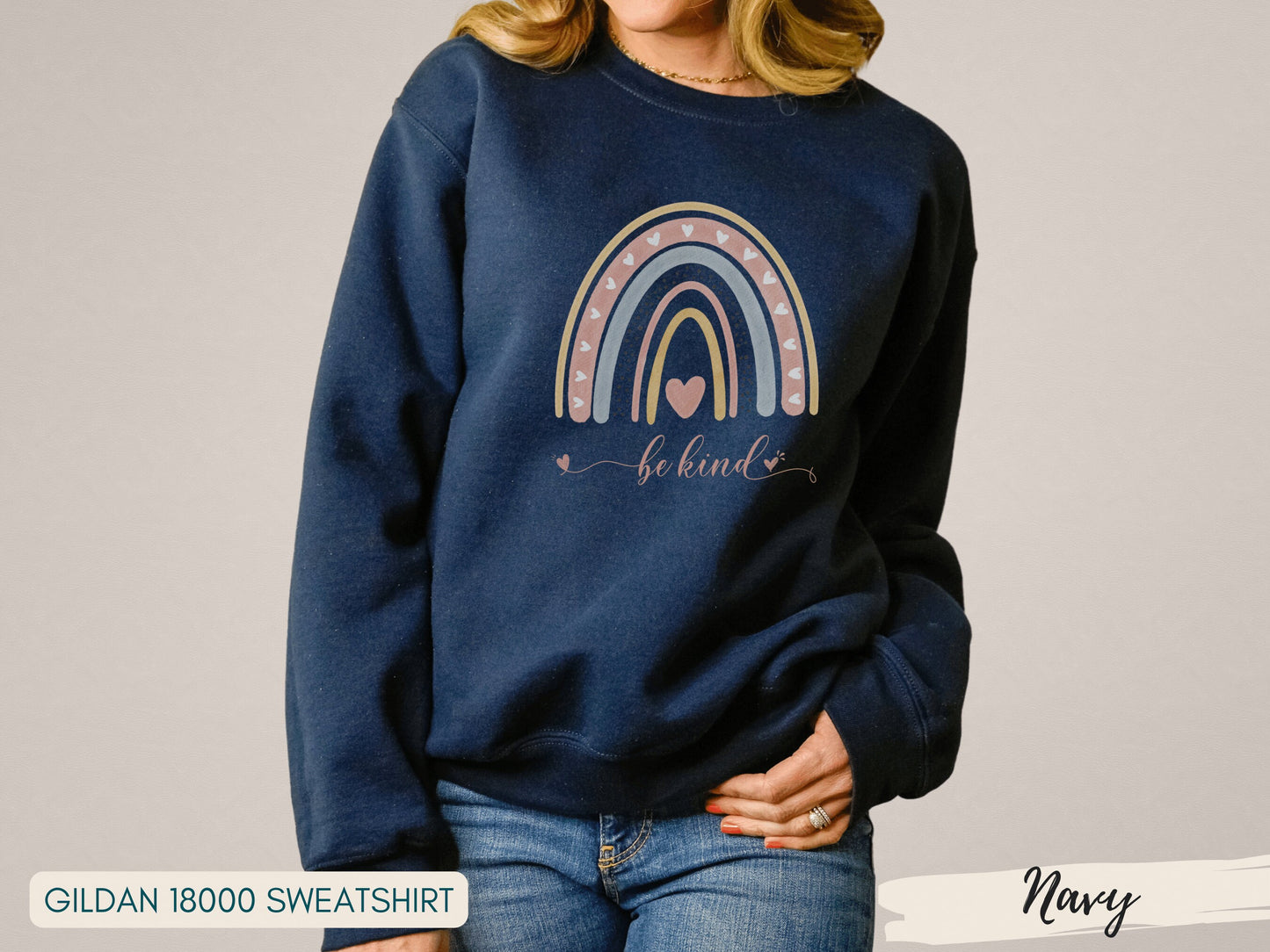 Be Kind Sweatshirt, Be Kind Shirt, Boho Shirt, Inspirational Shirt, Kindness Shirt, Kindness Sweatshirt, Gift for Teacher, Mother's Day Gift - Mardonyx Sweatshirt S - Sweatshirt / Black