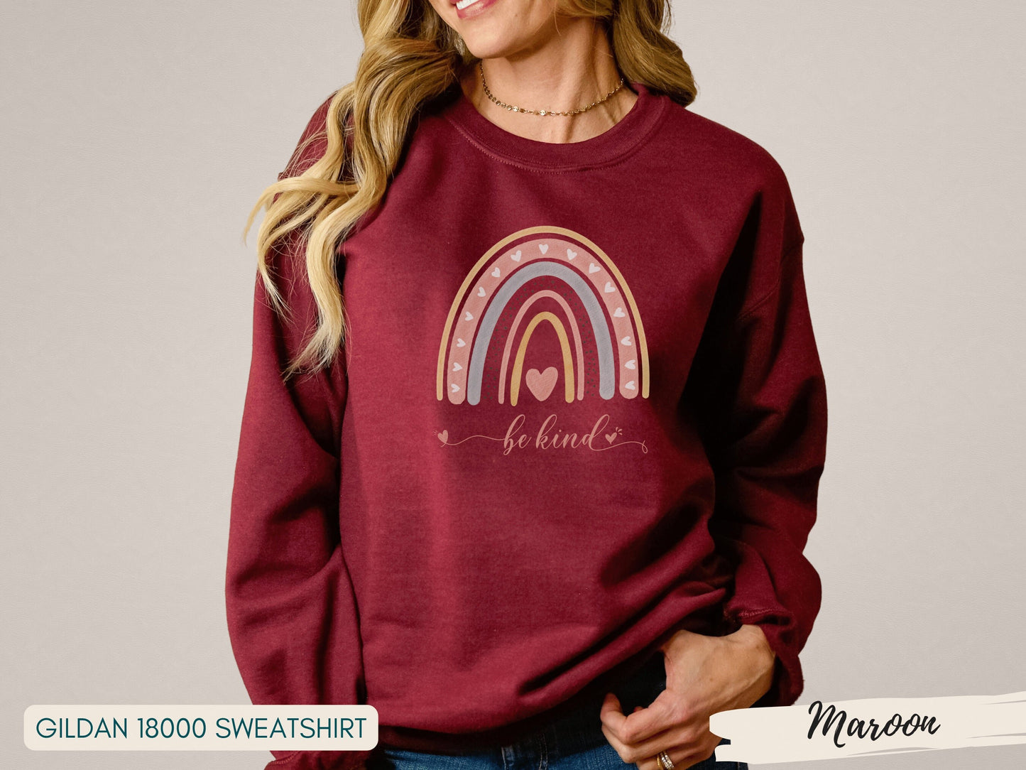 Be Kind Sweatshirt, Be Kind Shirt, Boho Shirt, Inspirational Shirt, Kindness Shirt, Kindness Sweatshirt, Gift for Teacher, Mother's Day Gift - Mardonyx Sweatshirt