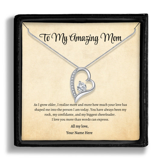 Necklace for Mom, Mom Necklace, Gift for Mom, Mama Necklace, To My Mom Necklace, Mommy Necklace, Necklace with Message Card