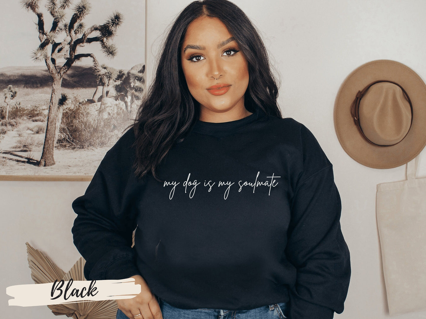 My Dog is My Soulmate Sweatshirt, Dog Mom Shirt, Dog Mom T-shirt, Dog Mom Shirt, Dog Mom Sweatshirt, Gift for Dog Mom, Fur Mom Gift