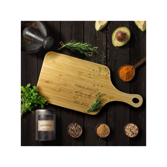 Charcuterie Board Personalized Serving Board, Monogrammed Personalized Cheese Board, Bridal Wedding Engagement Shower Gift - Mardonyx Cutting Board