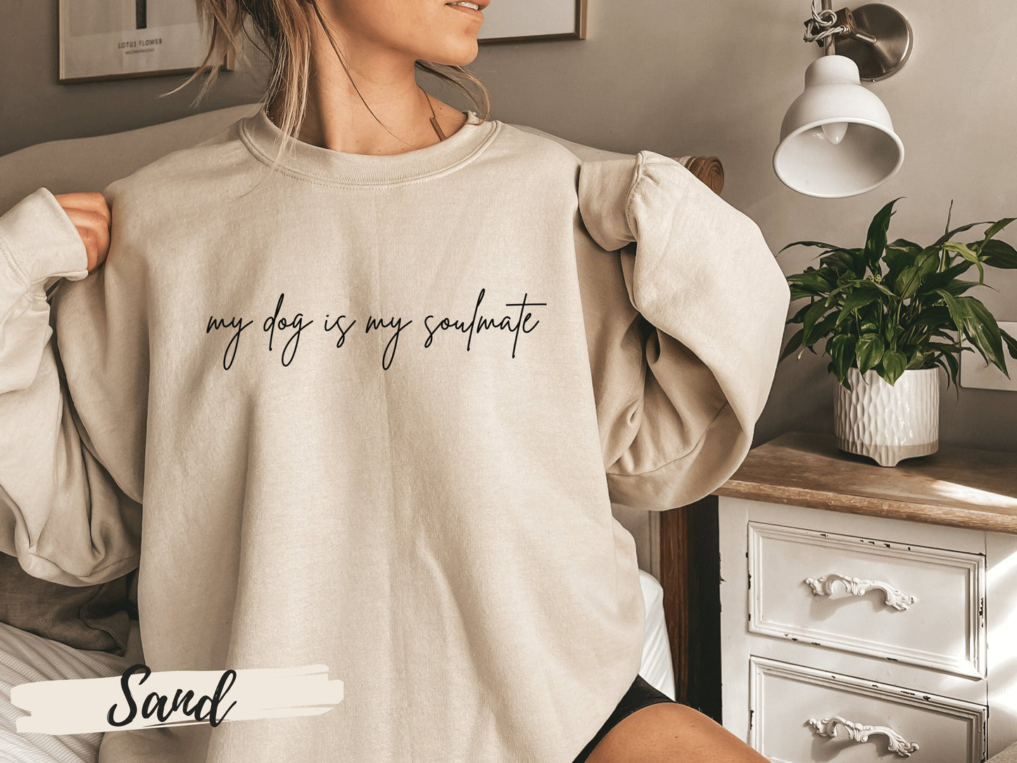 My Dog is My Soulmate Sweatshirt, Dog Mom Shirt, Dog Mom T-shirt, Dog Mom Shirt, Dog Mom Sweatshirt, Gift for Dog Mom, Fur Mom Gift
