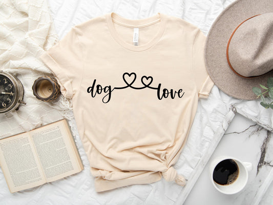 Dog Mom Tshirt, Dog Love Heart Shirt, Dog Mom Gift, Dog Mom Tee, Dog TShirt for Women - Mardonyx T-Shirt