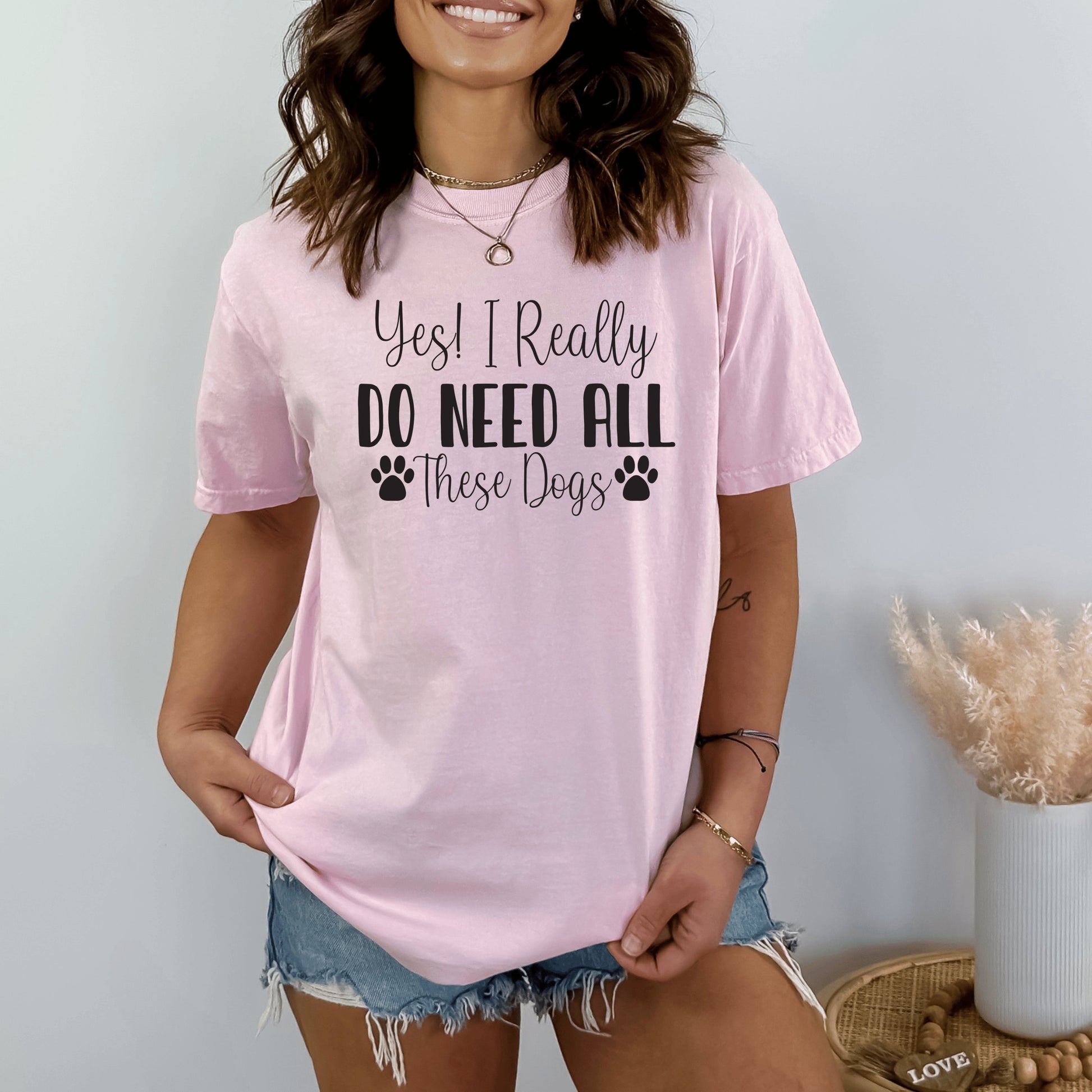 Comfort Color Shirts, Dog Mom Shirt, Mothers Day Gift for Dog Mom, Dog Mama Gifts, Dog Lover Gift, Dog Lover Shirt - Mardonyx T-Shirt S / Chambray