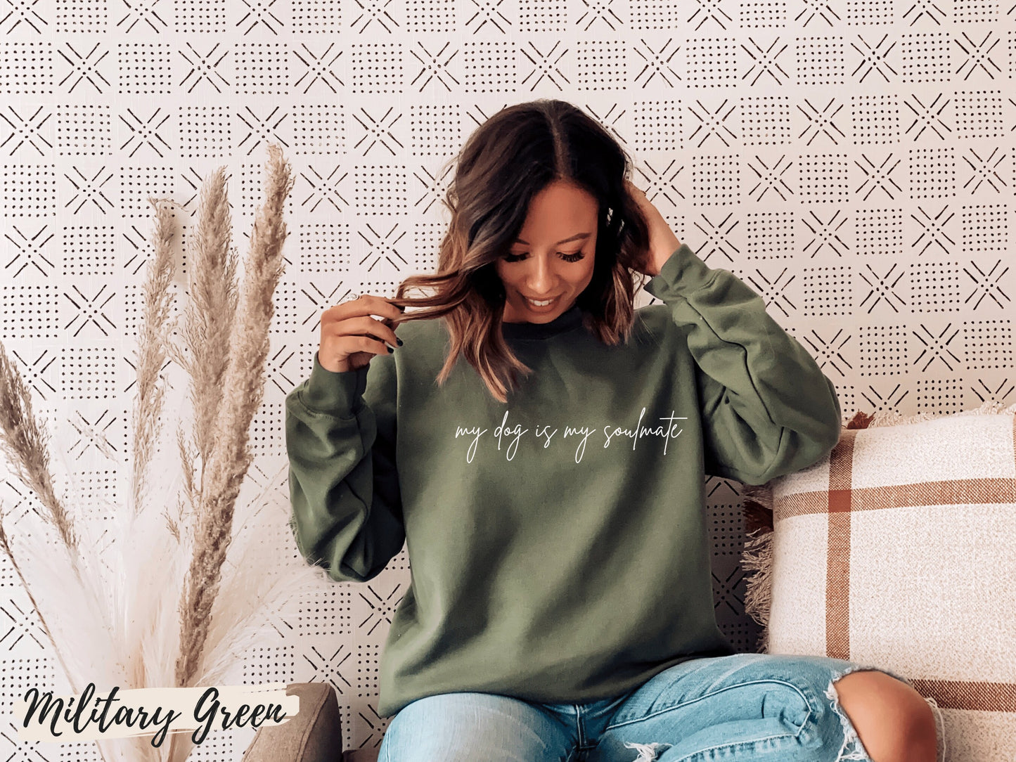 My Dog is My Soulmate Sweatshirt, Dog Mom Shirt, Dog Mom T-shirt, Dog Mom Shirt, Dog Mom Sweatshirt, Gift for Dog Mom, Fur Mom Gift