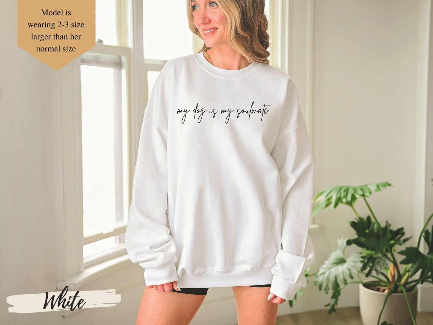 My Dog is My Soulmate Sweatshirt, Dog Mom Shirt, Dog Mom T-shirt, Dog Mom Shirt, Dog Mom Sweatshirt, Gift for Dog Mom, Fur Mom Gift