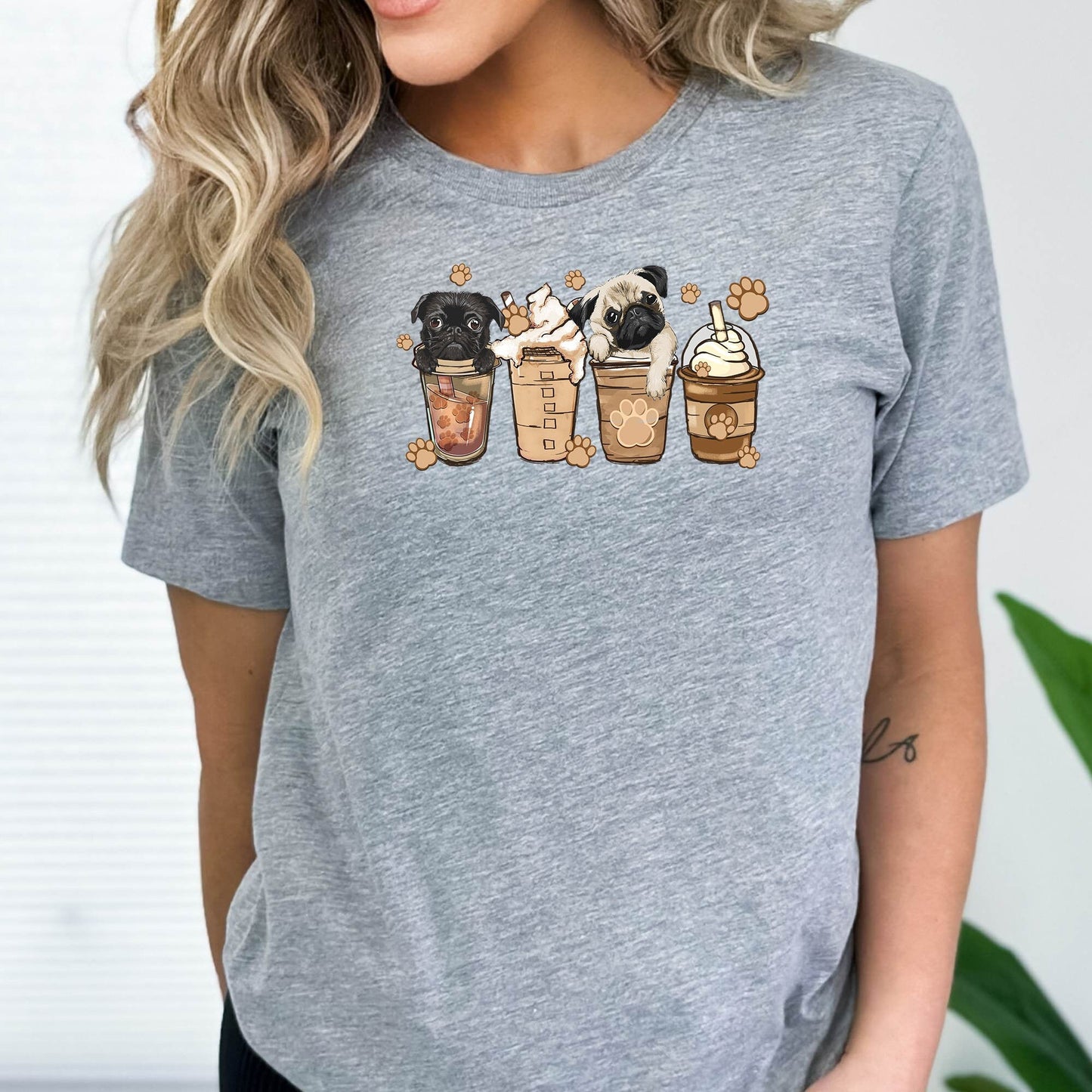 Pug Lover Coffee T-Shirt