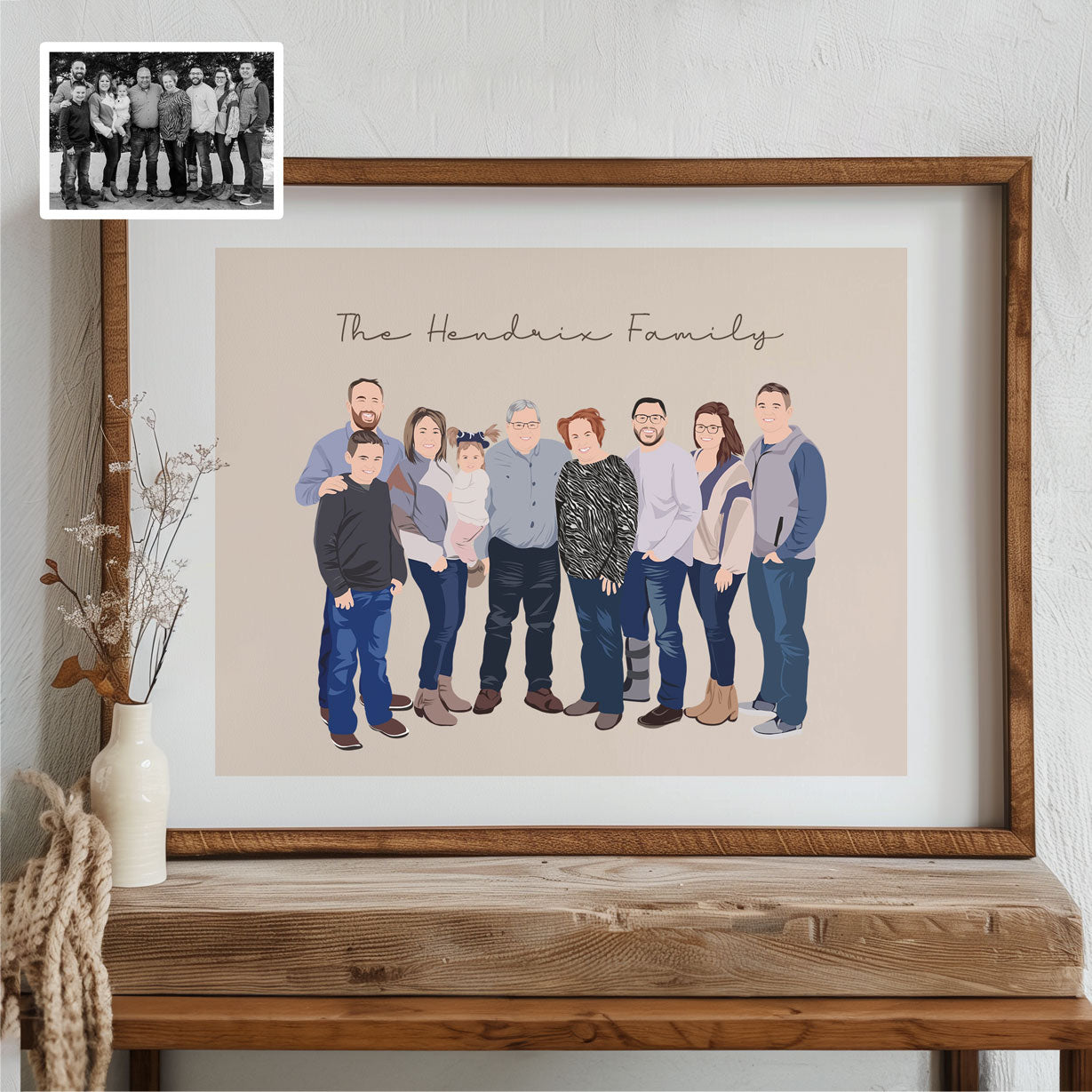 Custom Family Reunion Illustration - Mardonyx Artwork