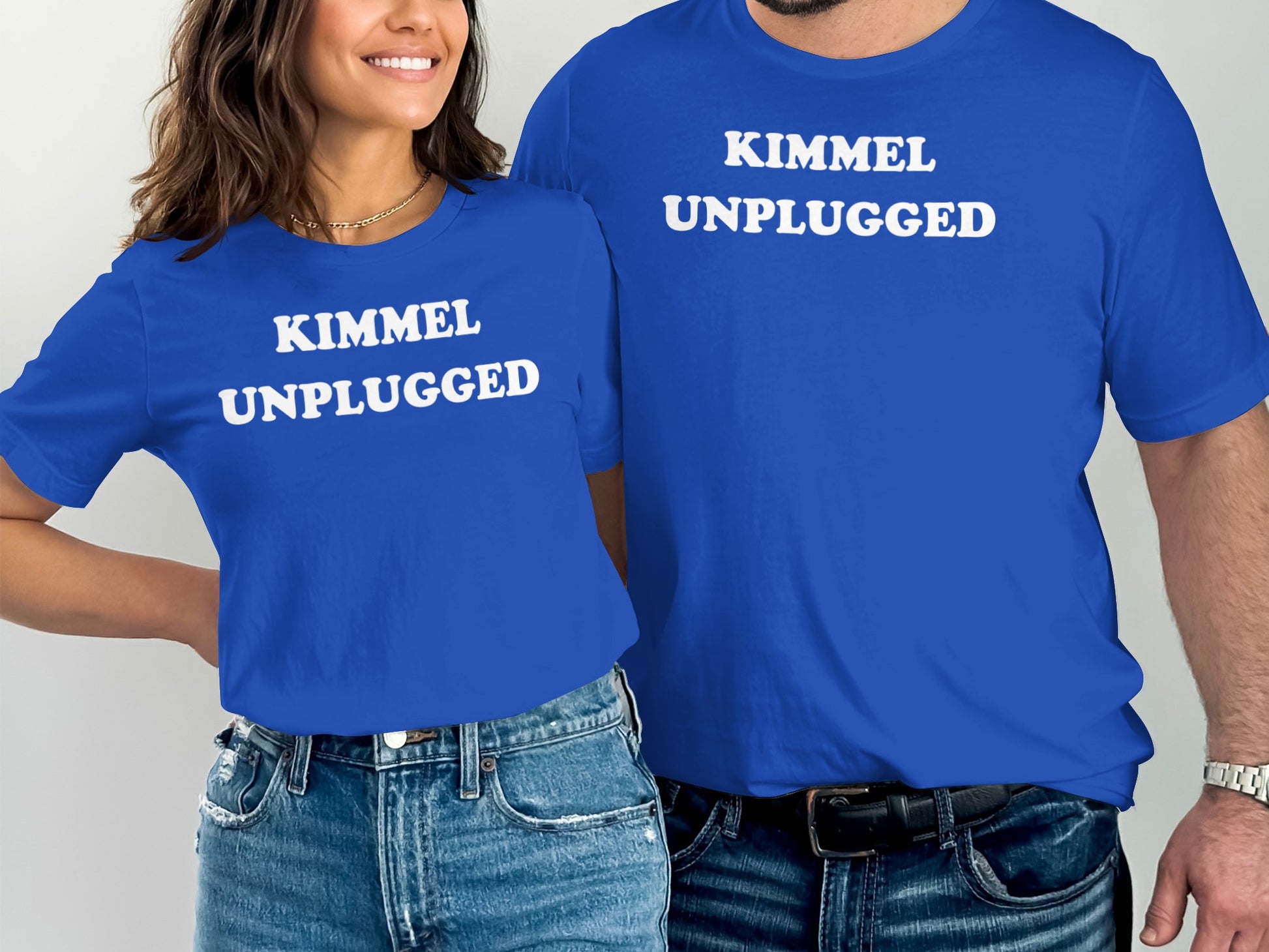 Kimmel Unplugged Blue Graphic Tees Matching Set product type