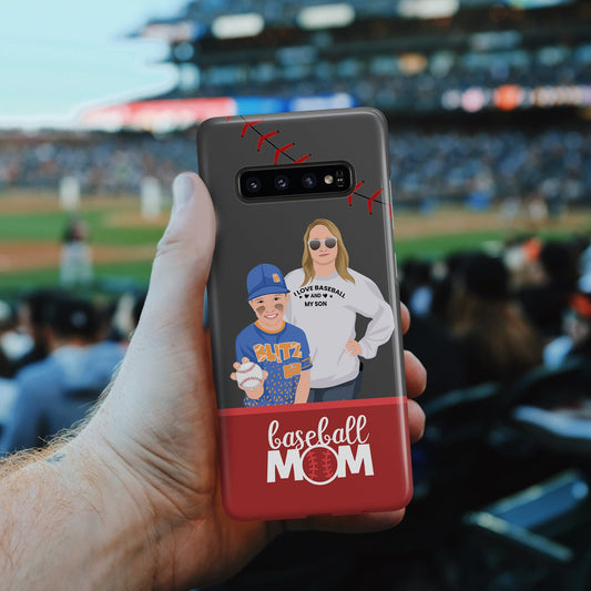 Custom Baseball Mom Phone Case - Mardonyx Phone Cases