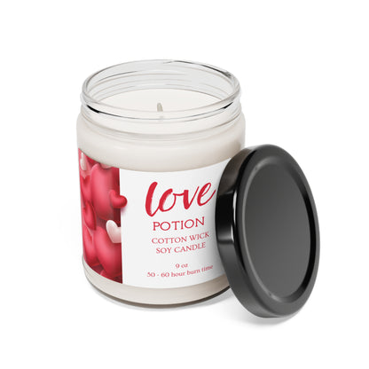 Valentine's Day Love Potion Soy Cotton Wick Candle - Mardonyx Candle