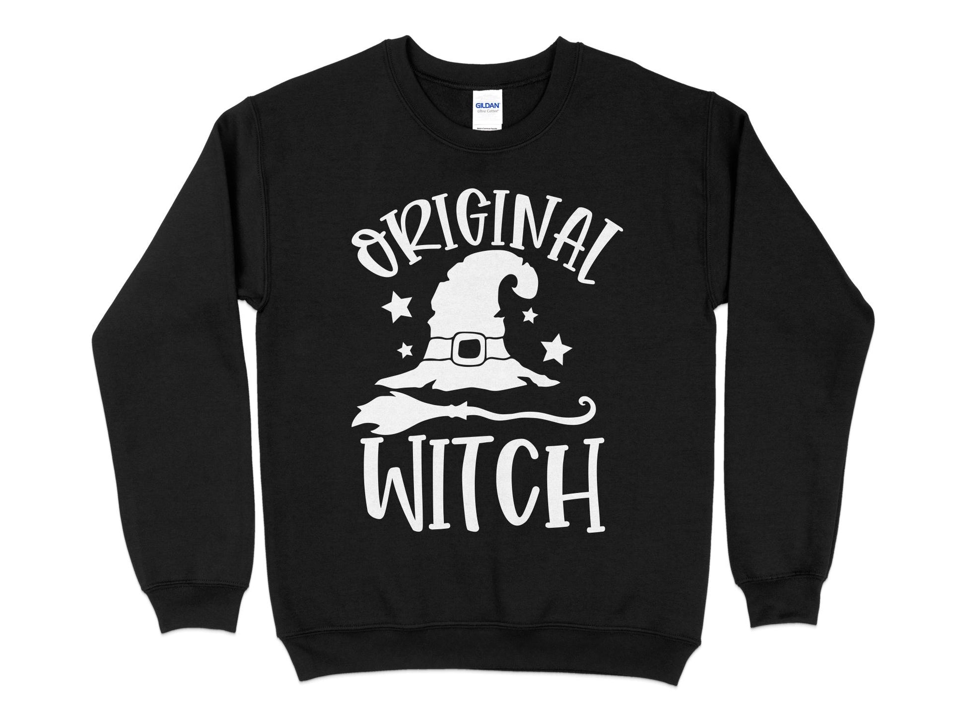 Halloween Sweatshirt Witch - Original Witch, Funny Halloween Sweater - Mardonyx Sweatshirt S / Black