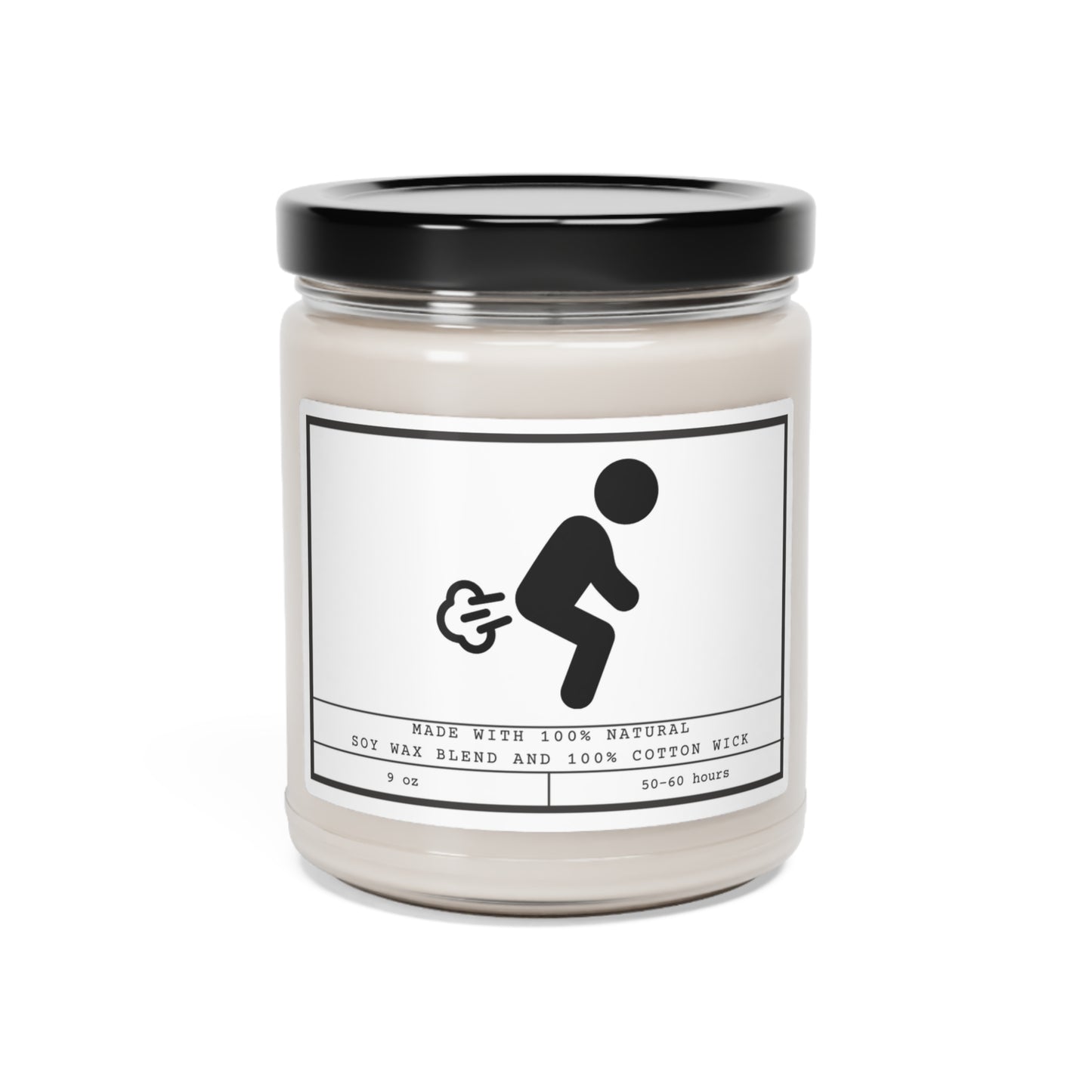 Funny Farting Scented Soy Jar Candle, 9oz