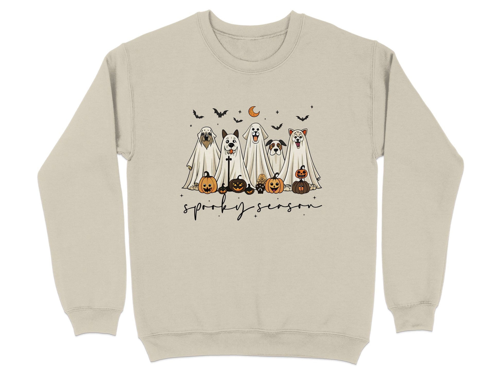 Spooky Season Ghost Dogs Halloween Sweatshirt product type