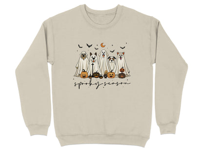 Spooky Season Ghost Dogs Halloween Sweatshirt product type