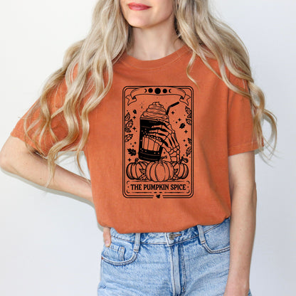 The Pumpkin Spice Graphic Tee for Autumn Enthusiasts
