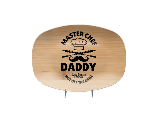 Personalized Platter - Custom Barbecue Platter - Grilling Gift for Dad, Grandpa, Uncle