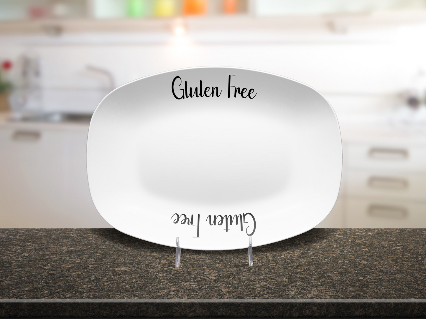 Gluten Free Platter - Unbreakable - Dishwasher Safe