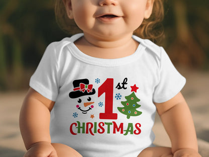 Baby's First Christmas Bodysuit - Mardonyx T-Shirt