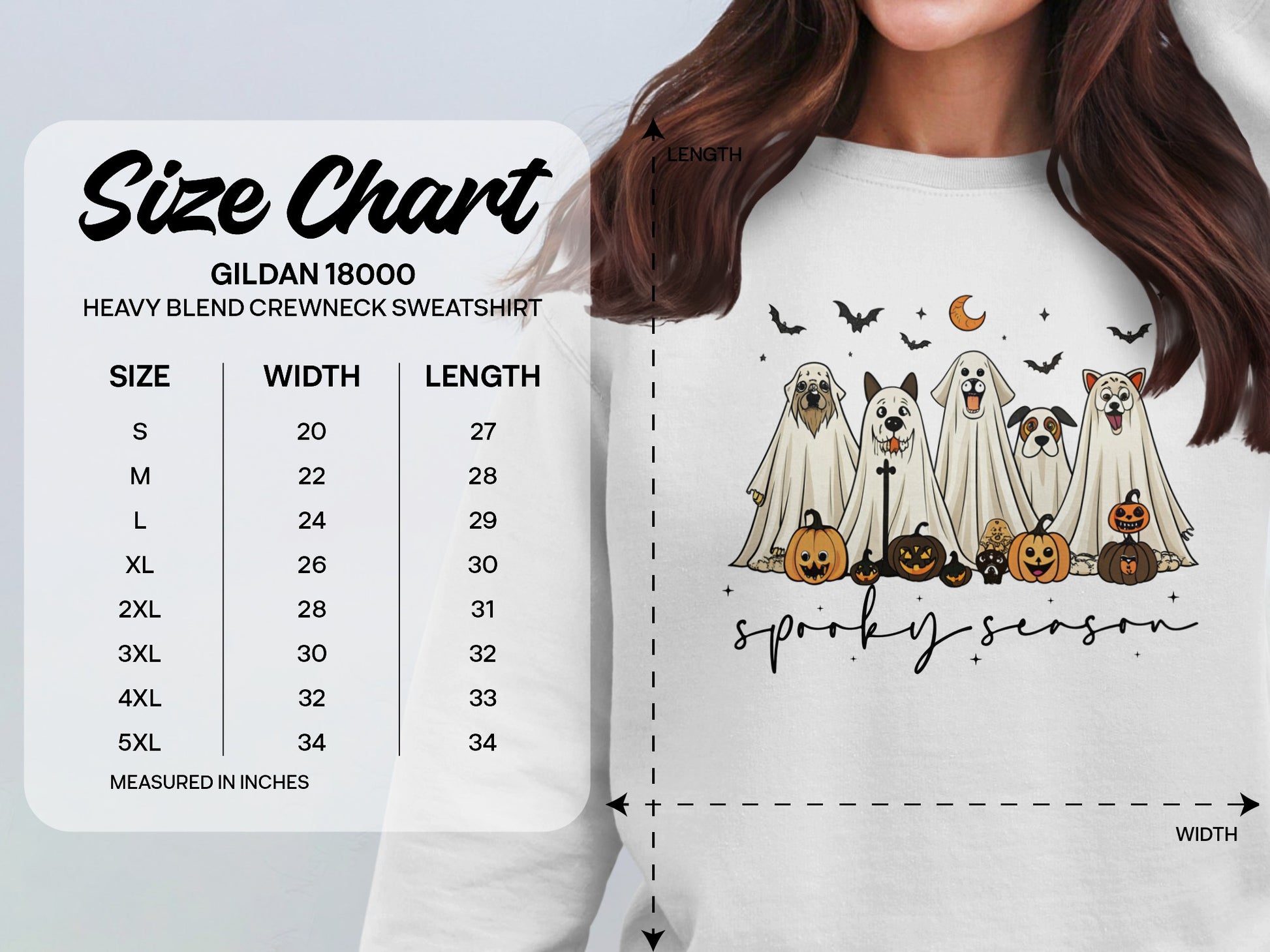 Spooky Season Ghost Dogs Sweatshirt product type