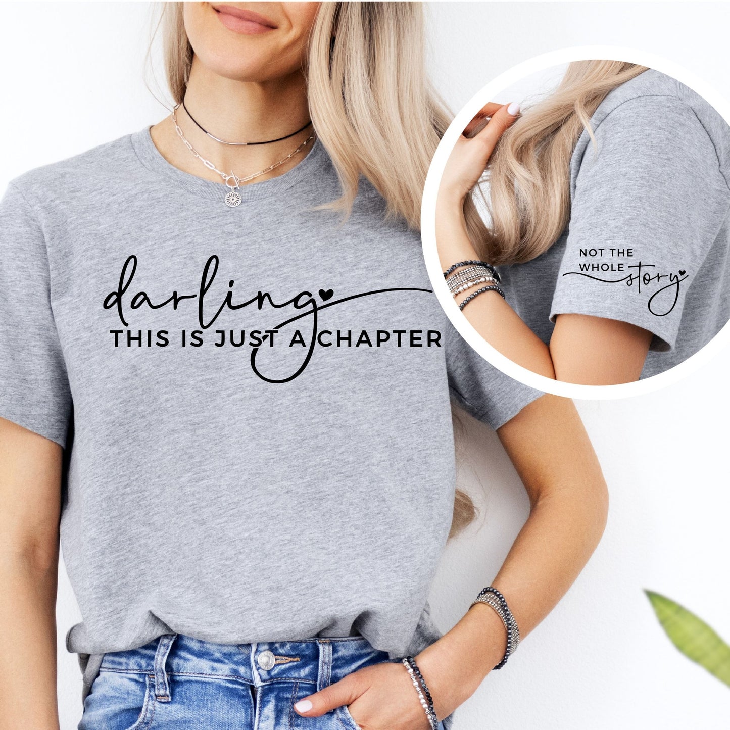 Darling This Is Just A Chapter T-Shirt - Mardonyx T-Shirt XS / Athletic Heather