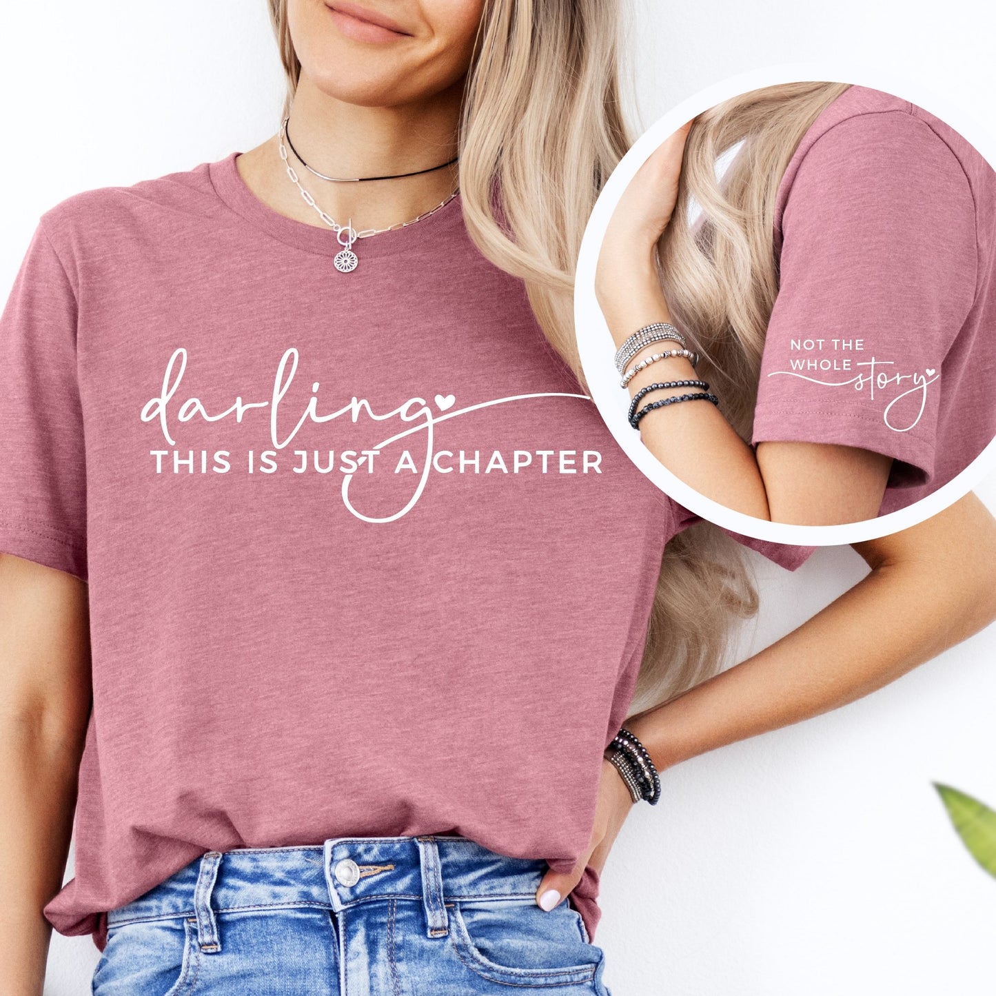 Darling This Is Just A Chapter T-Shirt - Mardonyx T-Shirt XS / Heather Mauve