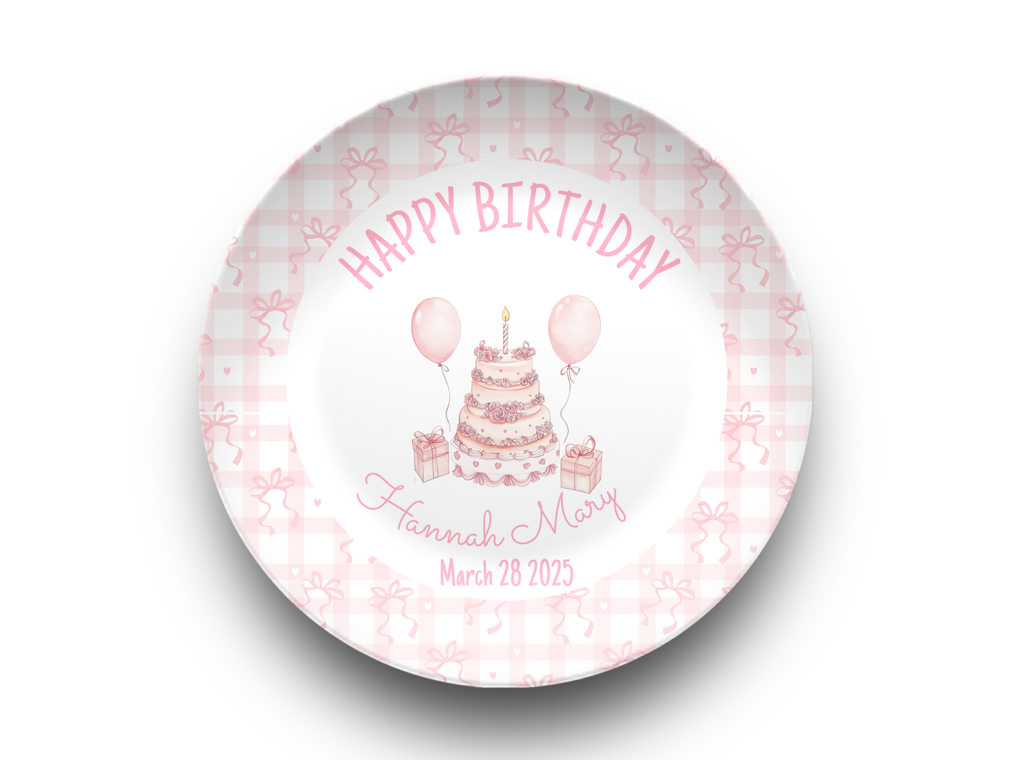 Coquette Birthday Plate