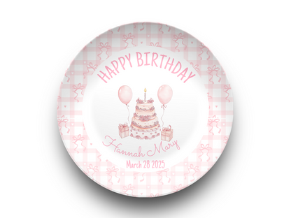 Coquette Birthday Plate