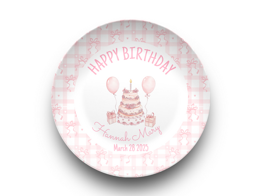 Coquette Birthday Plate