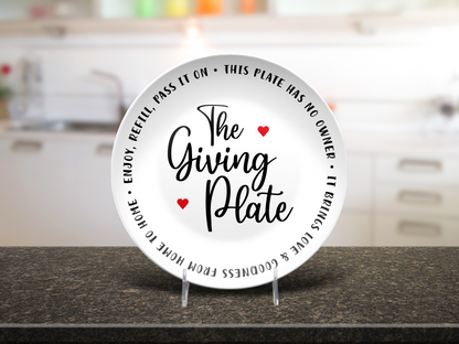 Giving Plates for Sharing - Unbreakable - Dishwasher Safe