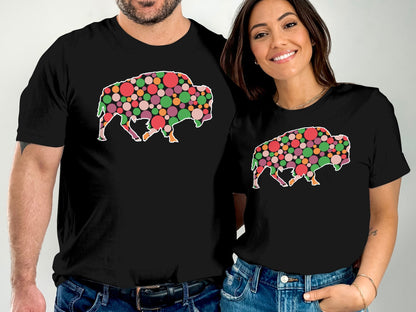 Dot Day Bison T-Shirt Tee, Bison Tshirt - Mardonyx T-Shirt