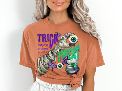 Women's Trick or Treat Halloween T-Shirt