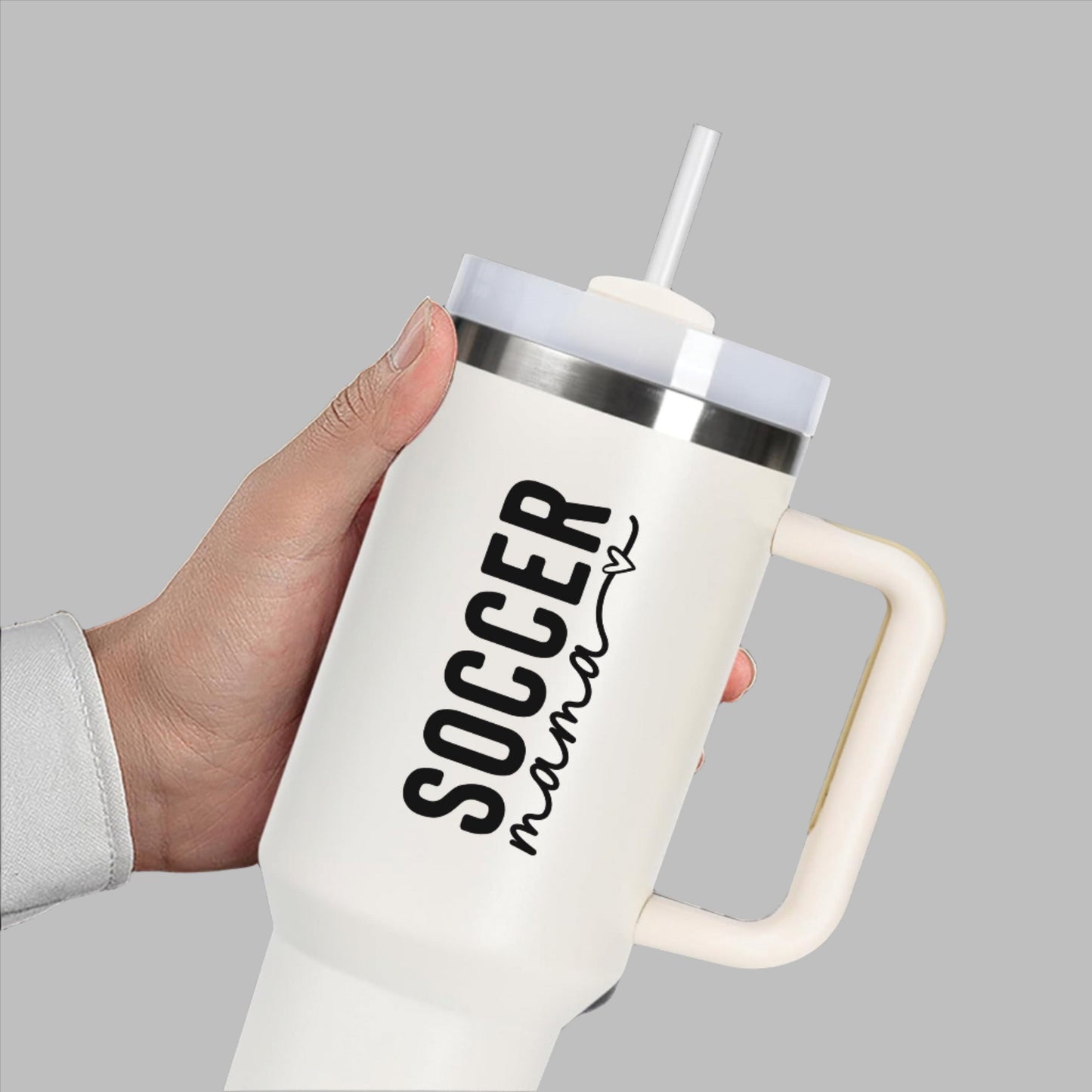 Soccer Mama 40oz H2.0 Insulated Travel Tumbler - Laser Engraved