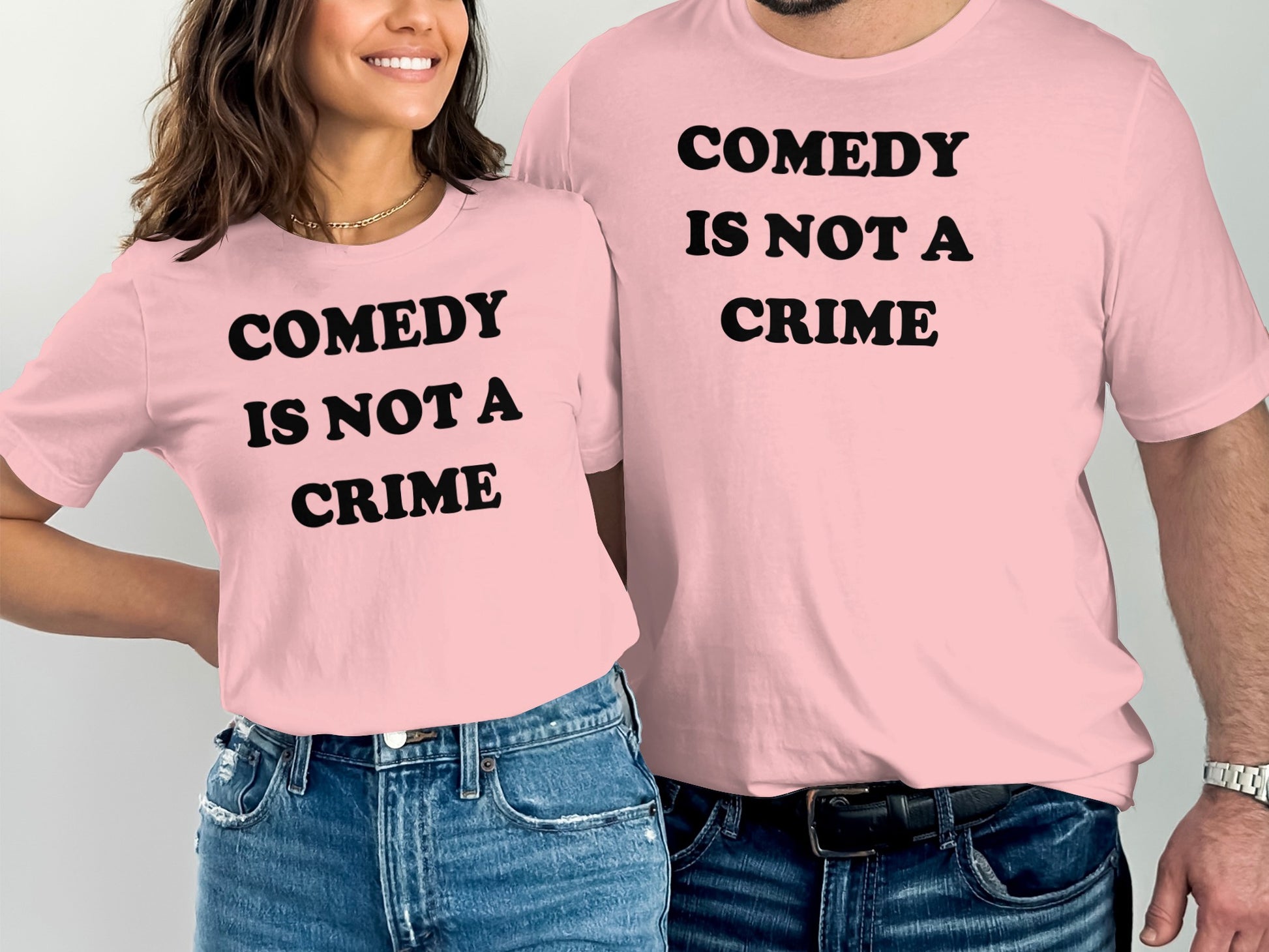 Comedy Is Not A Crime Statement T-Shirt product