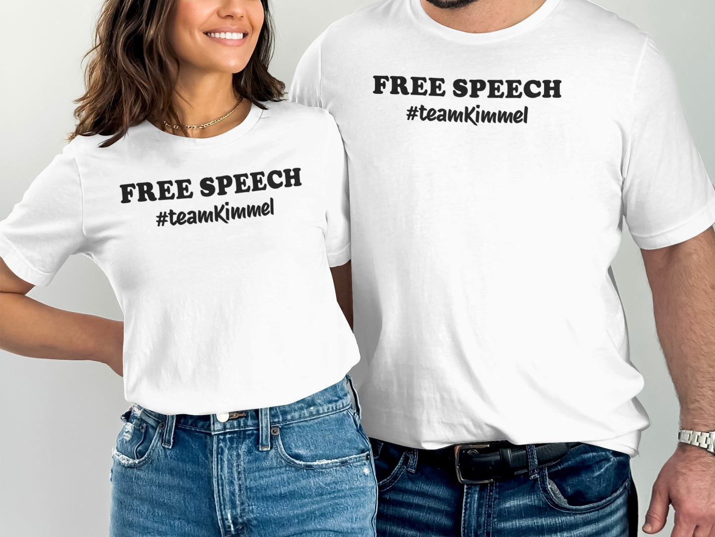 FREE SPEECH #teamKimmel Statement T-shirt product