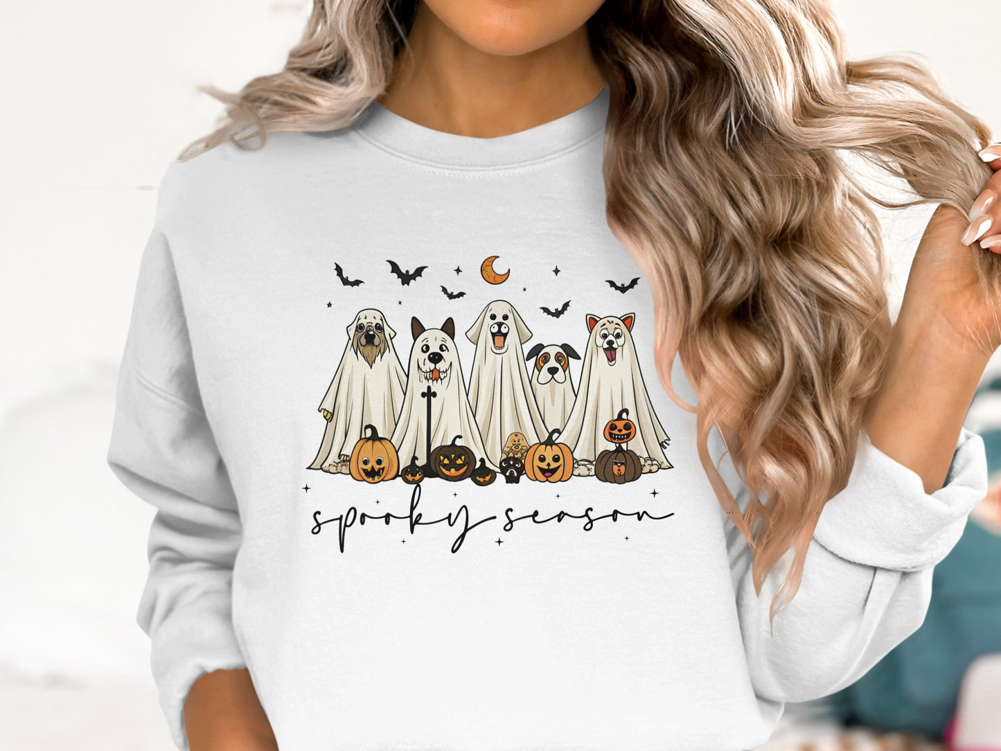 Spooky Season Halloween Ghosts Sweatshirt product type