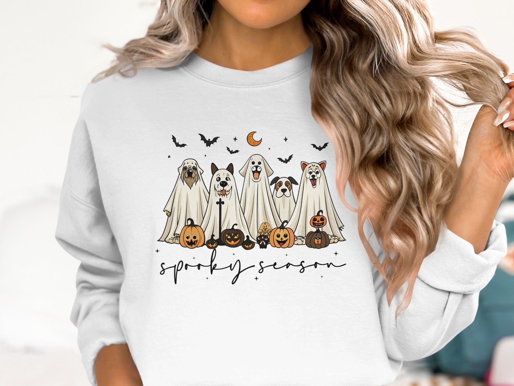 Spooky Season Halloween Ghosts Sweatshirt product type