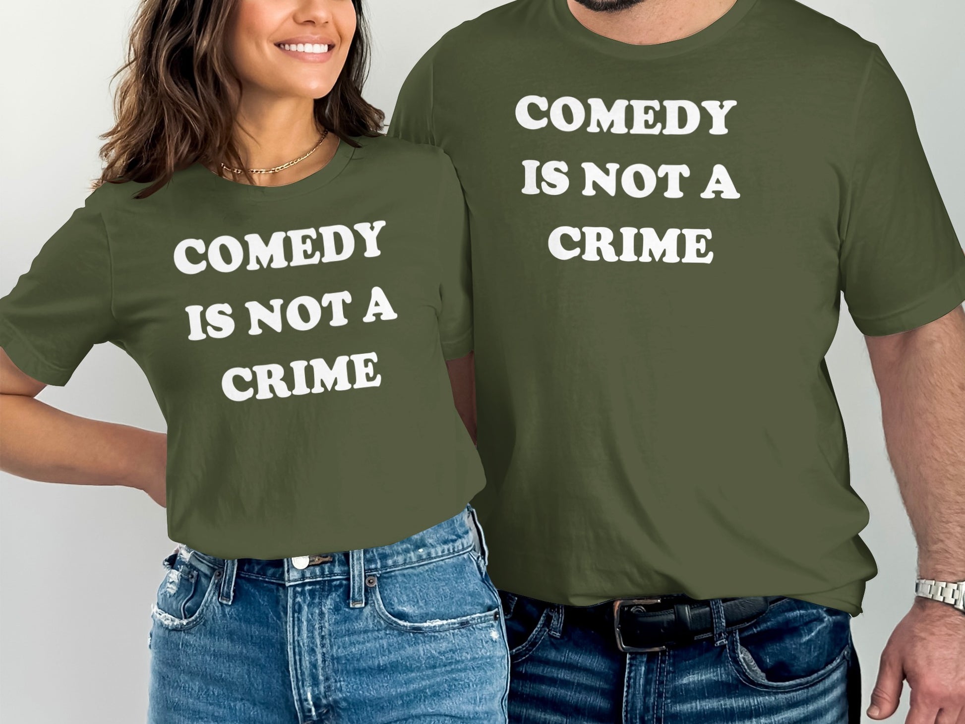 Comedy Is Not A Crime Graphic T-shirt product type