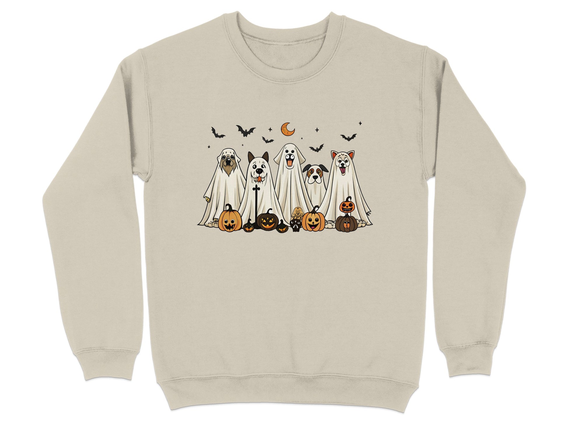 Halloween Ghost Dogs Graphic Sweatshirt product type