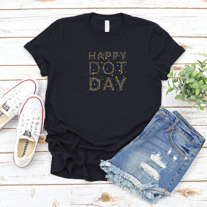 Happy Dot Day Shirt, Cute Valentines Day Tee, Valentines Day Gift For Her, Valentine Gift Idea, Cute Valentine T-Shirt - Mardonyx T-Shirt